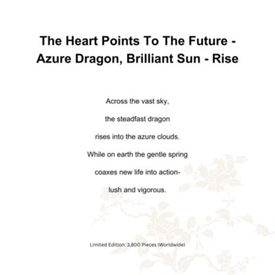 The Heart Points To The Future Crystal Sculptures, Set of 5