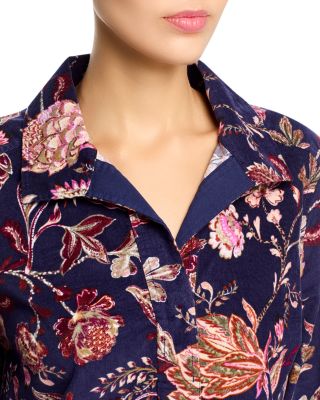 Exquisite Bloom Cord Popover Top