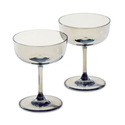 Like Smoke Champagne Coupe / Dessert Bowl, Set of 2