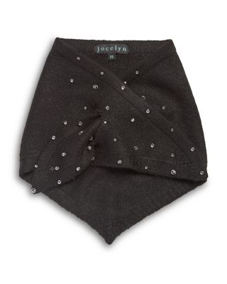 Knit Triangle Pull Through Scarf