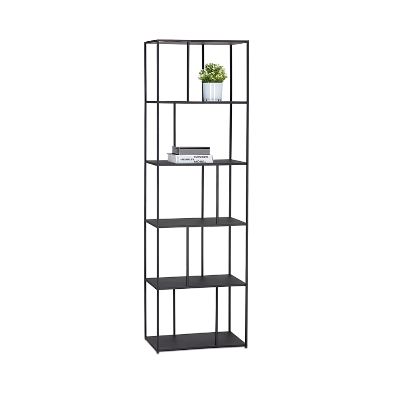 Sunpan Eiffel Bookcase, Tall In Black