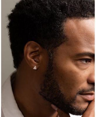 Iconic Lab-Grown Diamond Stud Earrings in 14K Yellow and White Gold, 1.5ctw Keystone Lab Grown Diamonds