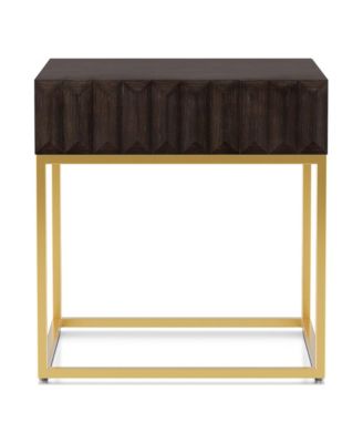 Lamon 23-inch Metal Frame 1-Drawer End Table