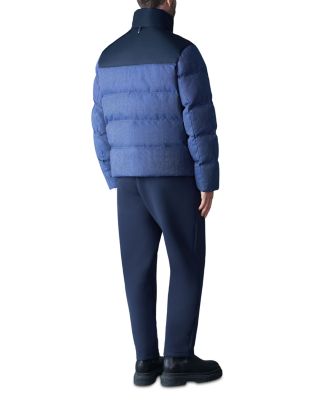 Everett Denim Quilted Down Jacket