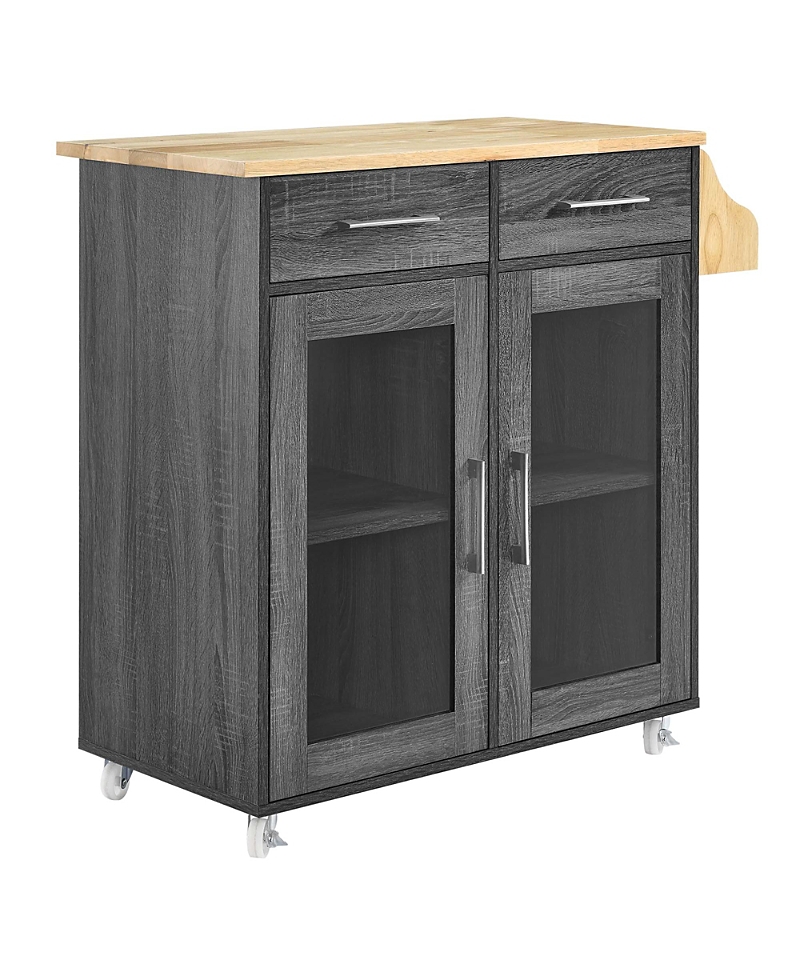 Modway Cuisine Kitchen Cart In Gray