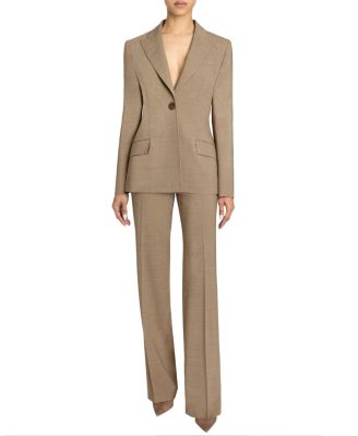  Della Straight Leg Pants in Stretch Wool