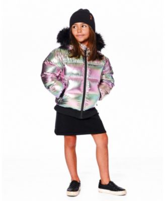 Boys' Quilted Bomber-Style Winter Coat - Little Kid