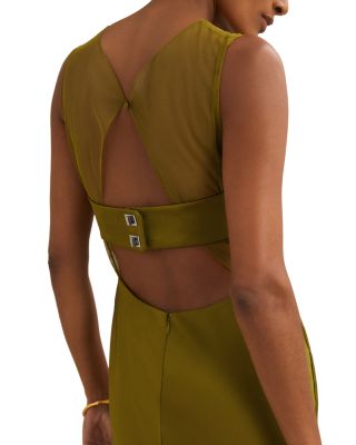 Opi Satin Maxi Dress