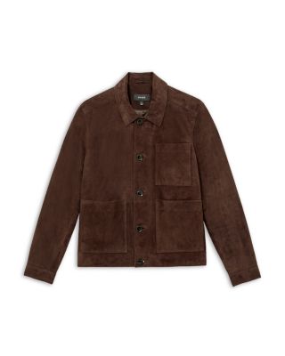 Wilstead Suede Press Stud Trucker Jacket