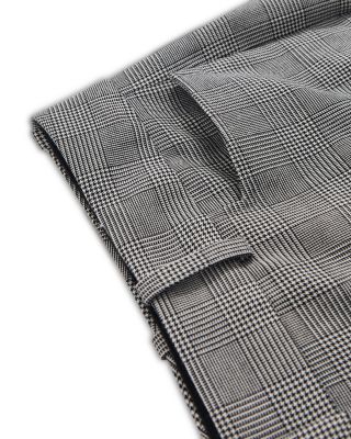 Brooklyn Check Print Flare Leg Pants 