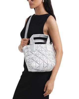 Vee Mini Quilted Nylon Tote 