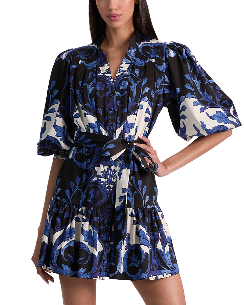 Alice And Olivia Alica And Olivia Cora Mini Shirt Dress