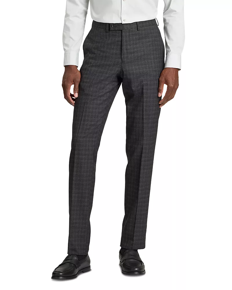 Ted Baker Wright Tattersall Modern Fit Suit Pants