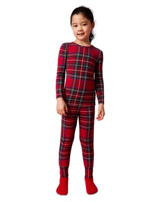 Unisex Tartan Plaid Classic Pajama Set - Baby