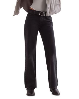 Tennessee Low Rise Boyfriend Jeans in Hideaway Black