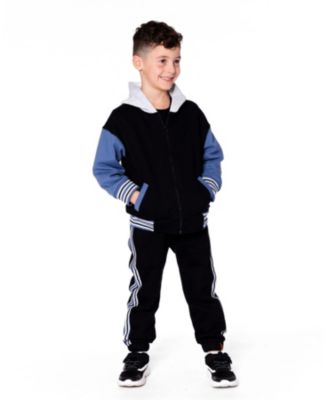 Boys' Full Zip Hooded Fleece Jacket - Little Kid