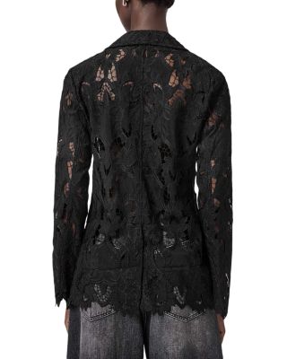 Charli Embroidered Lace Blazer