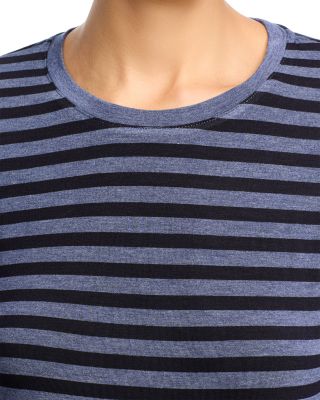 Striped Long Sleeve Crewneck Tee