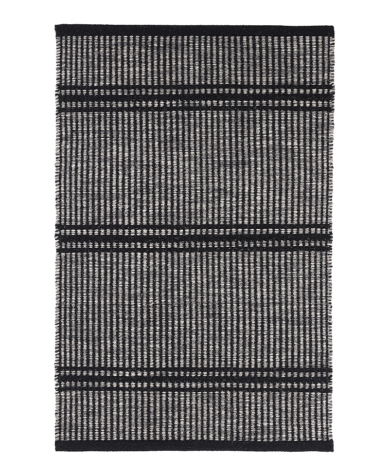 Dash & Albert By Annie Selke Dash Albert By Annie Selke Malta Wool Da1698 Runner, 2'6x8'0 In Black