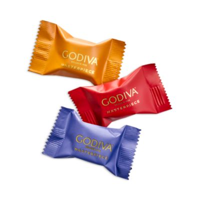 Holiday Masterpiece Wrapped Chocolate Tin, 50 Piece