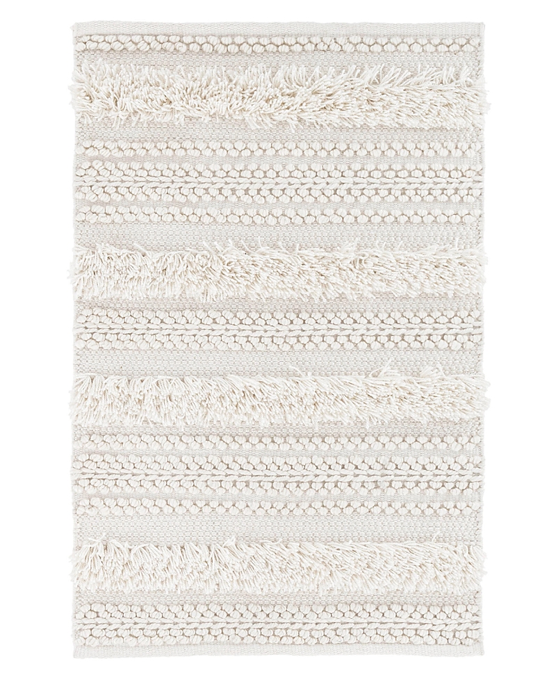 Dash & Albert By Annie Selke Dash Albert By Annie Selke Zhara Stripe Performance Da1039 Area Rug, 2'0x3'0 In White