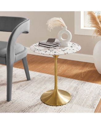Lippa Round Terrazzo Side Table