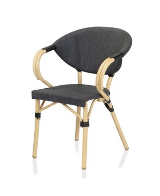 Madison Aluminum Patio Arm Chairs, Set of 2