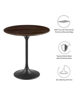 Lippa Round Wood Side Table
