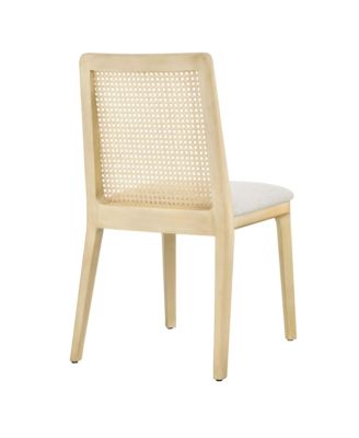 Monarch Wood and Rattan Dining Side Chair