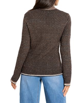 Brick Stitch Knit Jacket