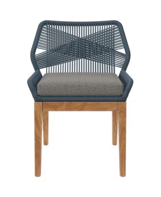 Wellspring Outdoor Patio Teak Wood Dining Chair