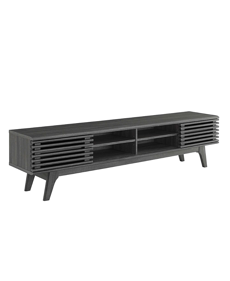 Modway Render 70 Entertainment Center Tv Stand In Gray