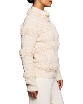 Placed Fringe Jacket