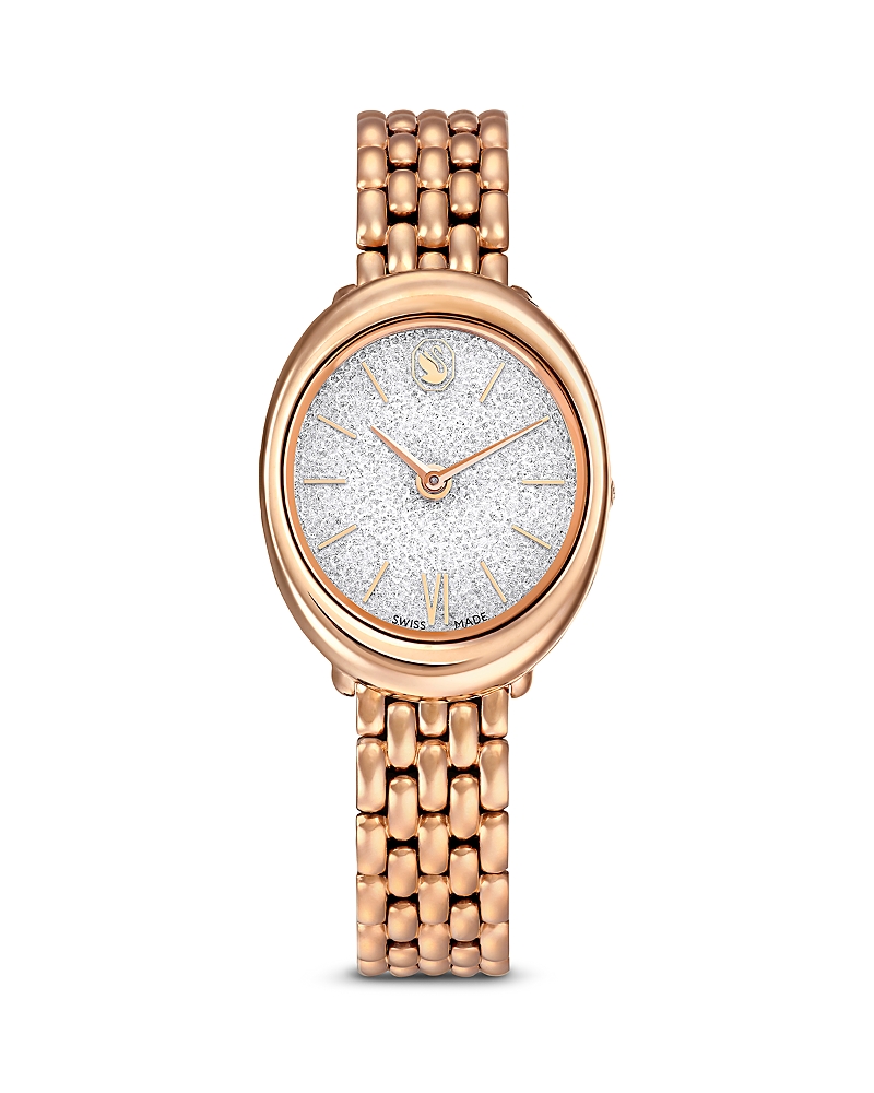 Swarovski Imber Oval Watch, 24mm X 26mm In Gold