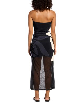 Mesh Strapless Dress