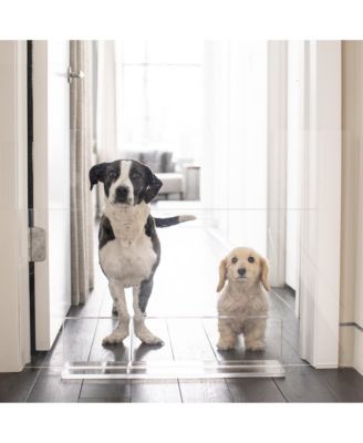 Low Clear Pet Gate Panel