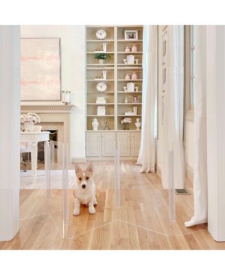 Low Pet Gate Zig Zag Options 8 panel