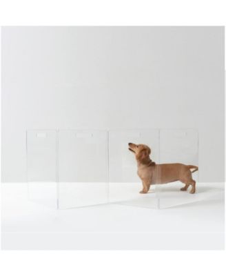 Low Pet Gate Zig Zag Options 4 Panel