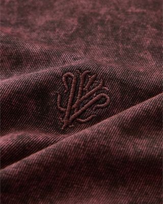 Carsten Open Collar Denim Polo Shirt