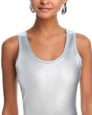 Metallic Sleeveless Mini Dress - Exclusive