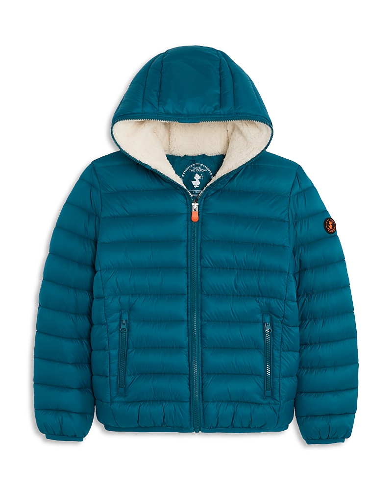Save The Duck Boys' Finnegan Puffer Jacket - Little Kid, Big Kid In Green