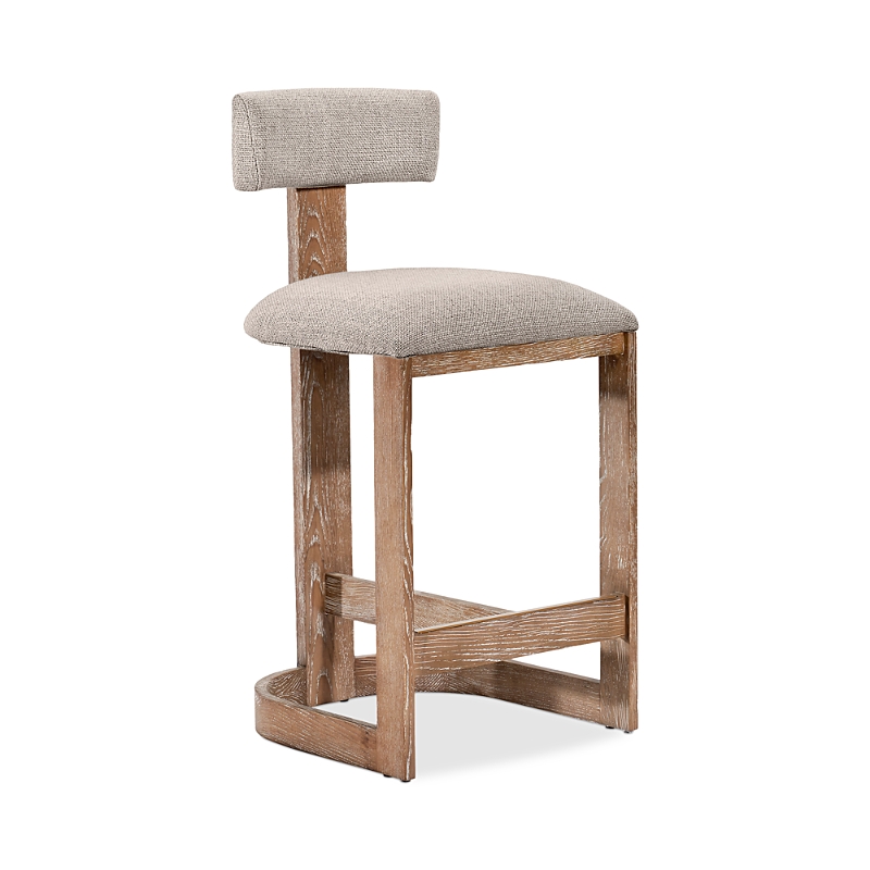 Interlude Home Brooklyn Counter Stool In Neutral