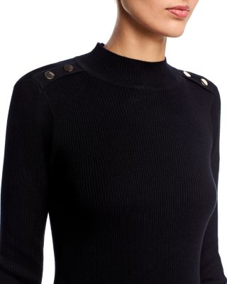 Mock Neck Long Sleeve Dress