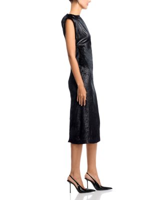 Metallic Velvet Dress