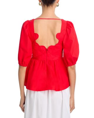 Heart Appliqu&eacute; Blouse