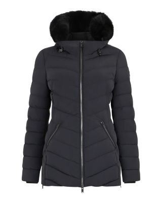 Roselawn Shearling Trim Down Jacket