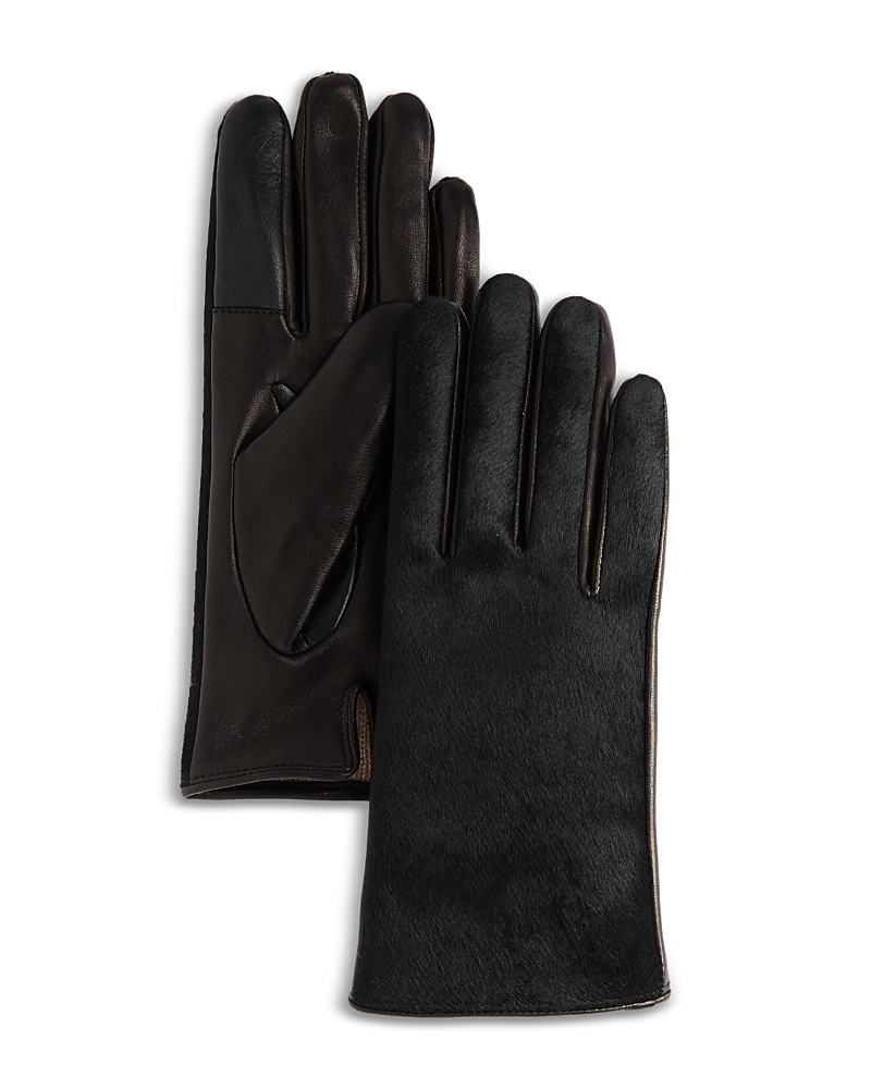 Bloomingdale's Cashmere Lined Calf Hair Gloves - Exclusive