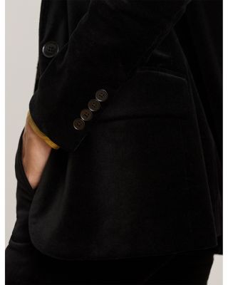 Stretch Velvet Blazer