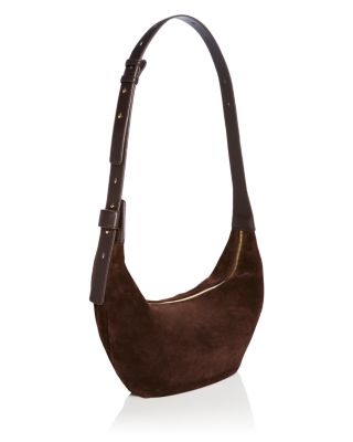 Suede Hobo Shoulder Bag - Exclusive
