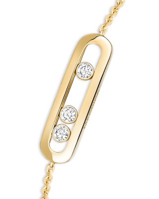 Diamond Baby Move Bracelet in 18K Gold, 0.12 tcw